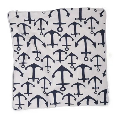 Cushion cover (White, Blue) from Gripsholm