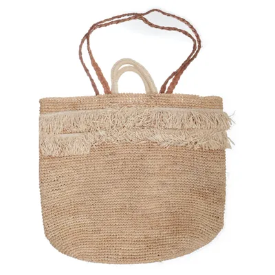 Strandtaske (Beige) fra & Other Stories Læder, Polyester