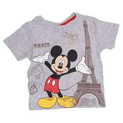 T-shirt (EX61249.GREY.F28) från Disney Mickey Mouse Bomull, Polyester