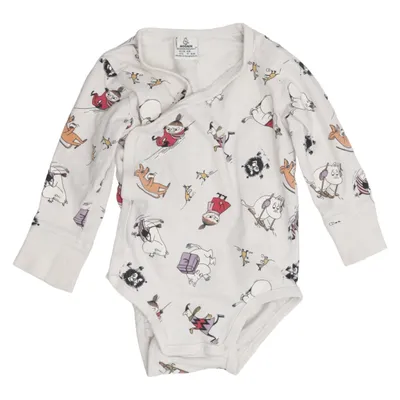 Body (Beige, Multicolored) from Moomin by Lindex Cotton, Elastane