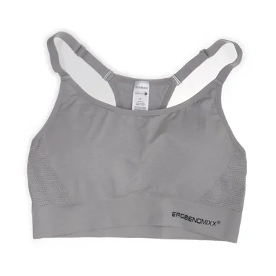 Brassière (Gris) de Ergeenomixx Élasthane, Polyamide, Polyester