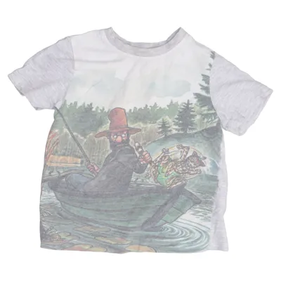 T-shirt (Gris, Multicolore) de Pettson och Findus Coton