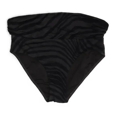 Bikini bottom (Black, Gray) from Mint Velvet Elastane, Polyamide, Polyester