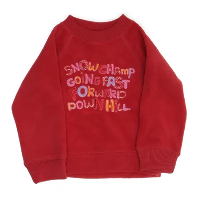 Sweatshirt (Rouge, Multicolore) de Mini Stars Polyester