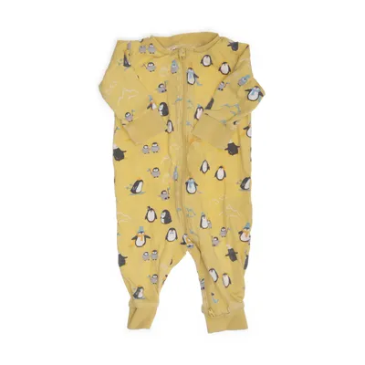 Heldragt (Gul, Flerfarvet) fra Lindex Baby Bomuld