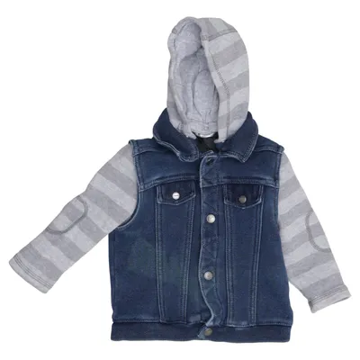 Denimjakke (Blå, Grå, Flerfarvet) fra Mayoral Newborn Bomuld, Elastan, Polyester