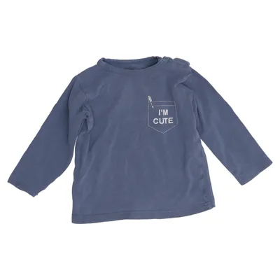 T-shirt à manches longues (Bleu) de Hust & Claire