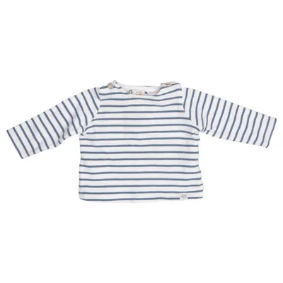 Langarmshirt (Blau, Weiß) von Zara Mini Baumwolle