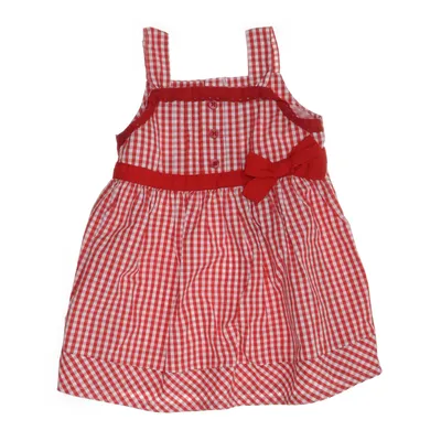 Jurk (Rood, Wit) van Miniwear Katoen