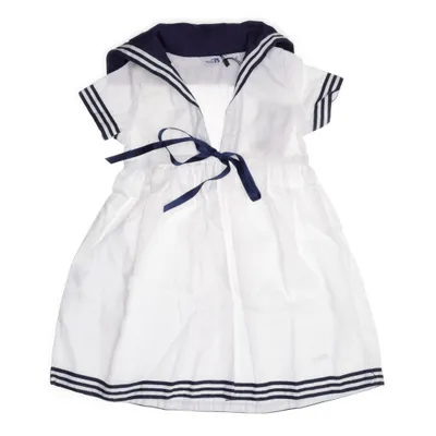 Dress (White, Blue) from Modas