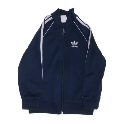 Träningsjacka (Blå, Vit) från Adidas Återvunnen polyester