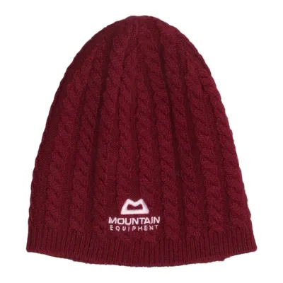 Beanie (Rood) van Mountain Equipment Acryl, Elastaan, Wol
