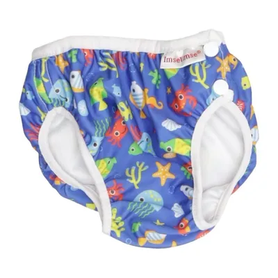 Swim diaper (Blue, Multicolored) from Imse Vimse Elastane, Polyamide, Polyester, Polyurethane