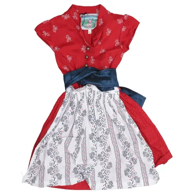 Dirndl (Red, White, Blue, Multicolored) from Turi Landhaus Cotton