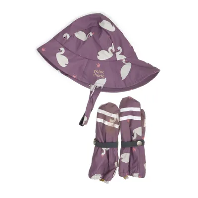 Accessoarset (Lila, Vit) från Petite Chérie