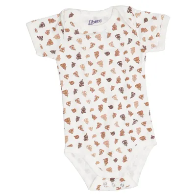 Body (White, Brown) from Libero Cotton