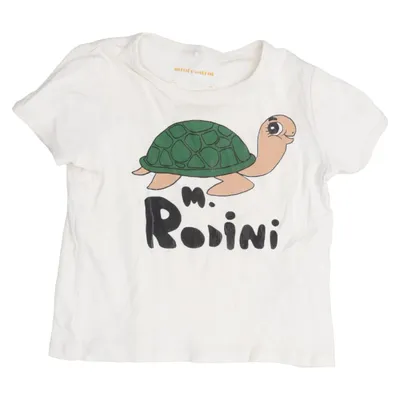 T-shirt (Beige, Grøn, Sort) fra Mini Rodini