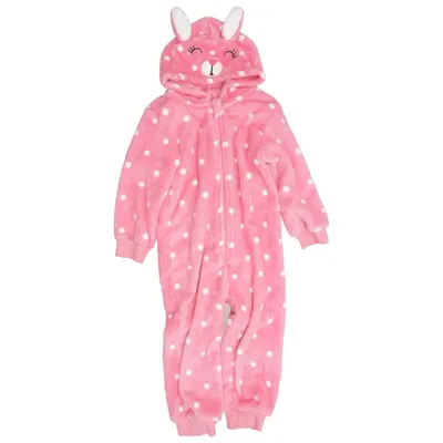 Mjukisdräkt (Rosa, Vit) från Revival Polyester