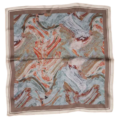 Halsdoek (Blauw, Bruin, Meerkleurig) van Noma Zijde