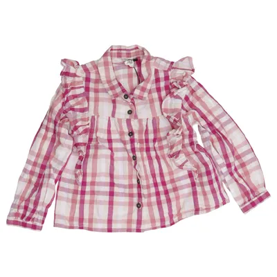 Blus (Rosa, Vit) från Cool Club by SMYK Bomull, Metallfiber