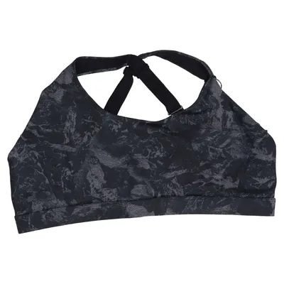 Sports bra (Black, Gray) from Lolë Elastane, Nylon, Polyester