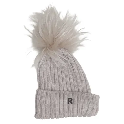 Bobble hat (Beige) from Rockandblue