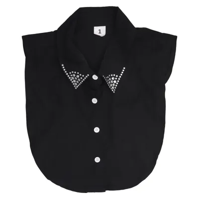 Skjortkrage (Svart) från AproductZ Bomull, Polyester