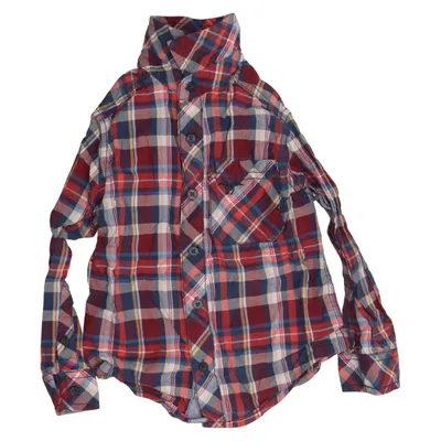 Shirt (Rood, Blauw, Wit) van Long Island Katoen