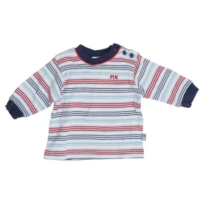 T-shirt à manches longues (Bleu, Rouge, Blanc) de Fix by Lindex Coton