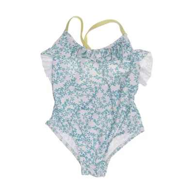 Badpak (Turquoise, Meerkleurig) van Little Celebs Elastaan, Polyamide