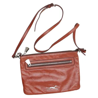 Sac à bandoulière (Marron) de Bimba y Lola Coton, Cuir