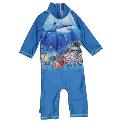 UV beschermende kleding (Blauw) van Swimpy Elastaan, Polyester