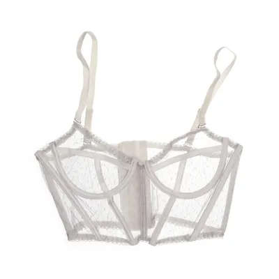 Bustier (Gray, White)