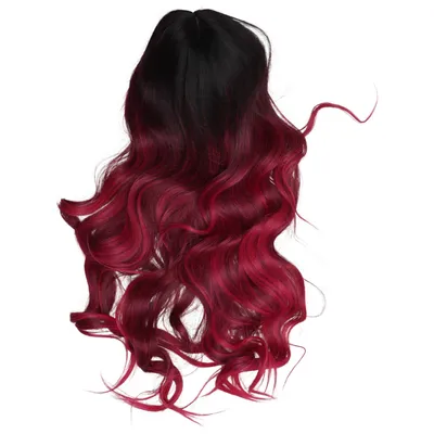 Perruque (Noir, Rose)
