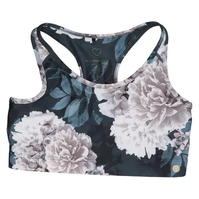 Sports-BH (Sort, Flerfarvet) fra Athlecia Elastan, Genanvendt polyester
