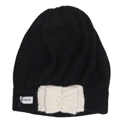 Bonnet (Noir, Beige) de Svensk Laine d'alpaga