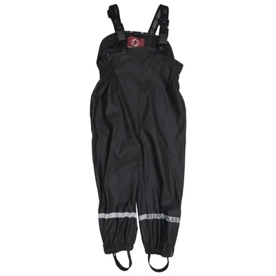 Regenbroek (Zwart) van Mikk-line Polyurethaan, Gerecycled polyester