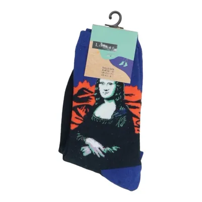 Socks (Mona Bleu) from Louvre Cotton, Elastane, Polyamide