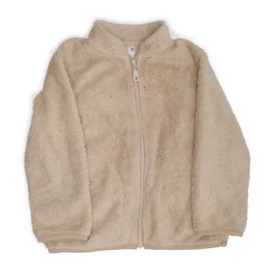 Fleecejacka (Beige) från Uniqlo Baby Elastan, Polyester