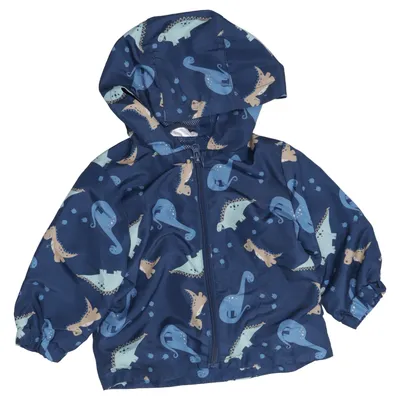 Rain jacket (Blue, Multicolored) from Ergee Polyester