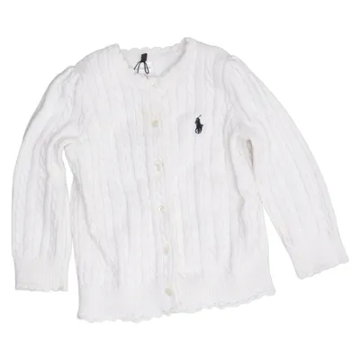 Strickjacke (Weiß) von Ralph Lauren Baumwolle
