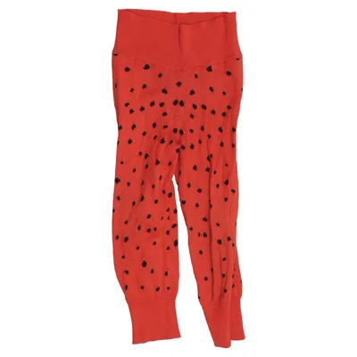 Leggings (Red, Black) from Mini Rodini Modal, Organic cotton