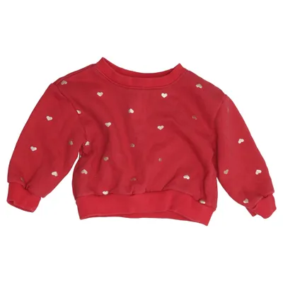 Sweatshirt (Rouge, Or) de BabyGap Coton, Polyester