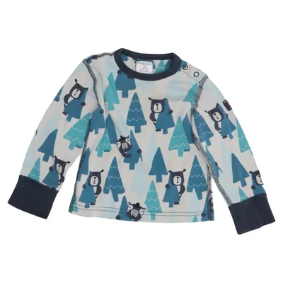 Lange mouwen shirt (Blauw, Beige, Meerkleurig) van Polarn O. Pyret Katoen