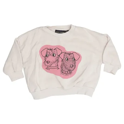 Collegetröja (Beige, Rosa, Svart) från Mini Rodini Bomull