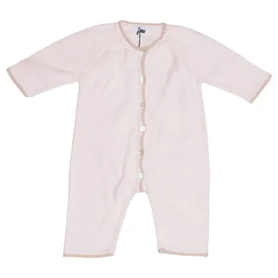 Barboteuse (Rose) de Jacadi Coton, Laine