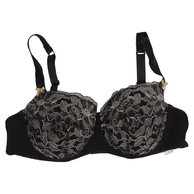 Bra (Black, Multicolored) from Milavista Cotton, Elastane, Polyamide, Polyester, Viscose