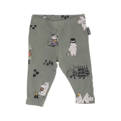 Leggings (Green, Multicolored) from Moomin Cotton, Elastane