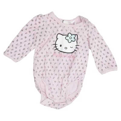 Body (Pink, Flerfarvet) fra H&M x Hello Kitty Bomuld, Elastan