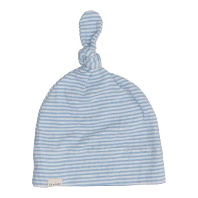 Beanie (Blauw, Wit) van MarMar Copenhagen Elastaan, Modal, Organisch katoen